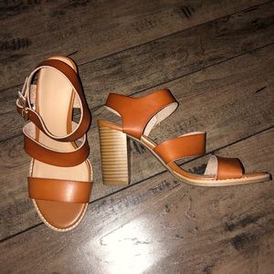 Chunky heeled sandals